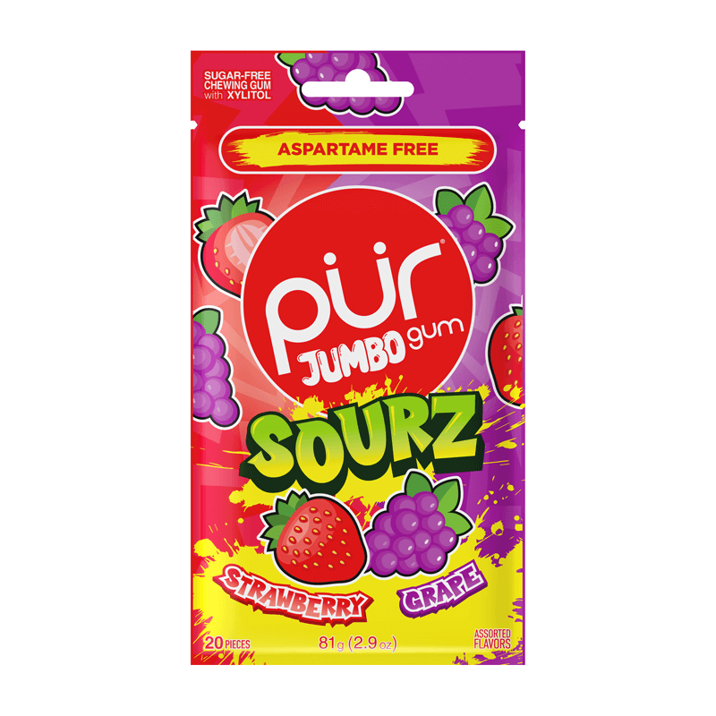 SOURZ Strawberry and Grape